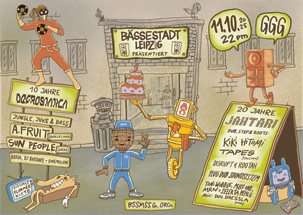 baessestadt pres 20y jahtari x 10y defrostatica poster